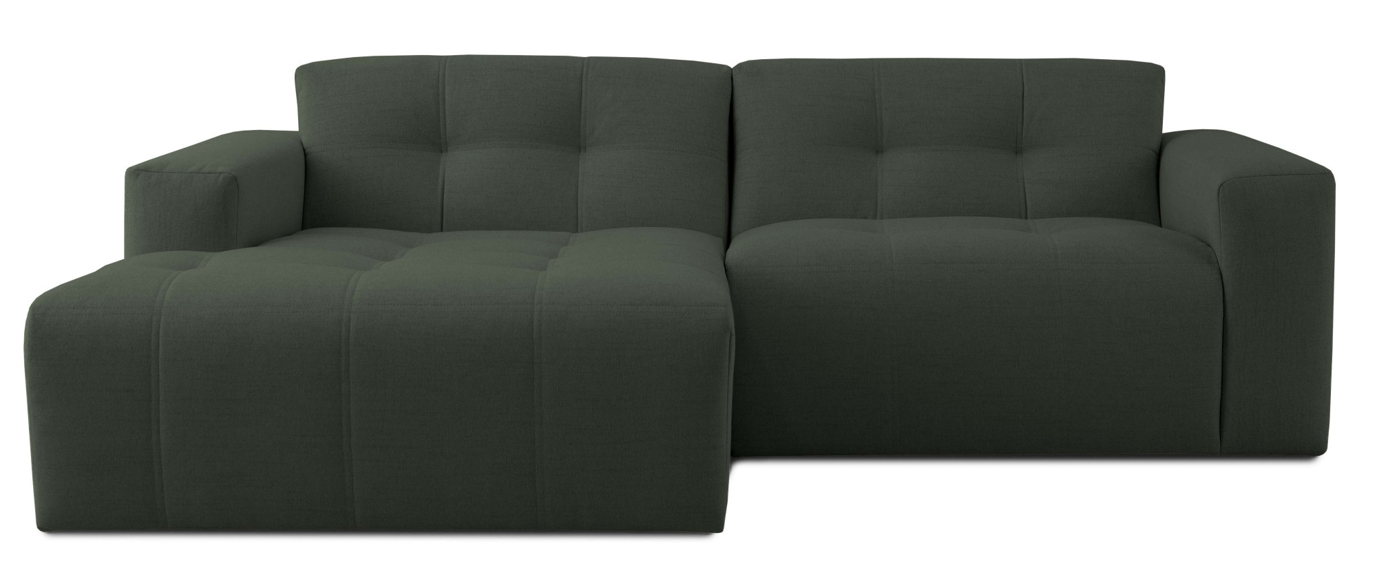 GOODproduct Ecksofa »Tapley« Breite 221 cm,Boucle, Struktur fein, mit Knopfsteppung, bodentief