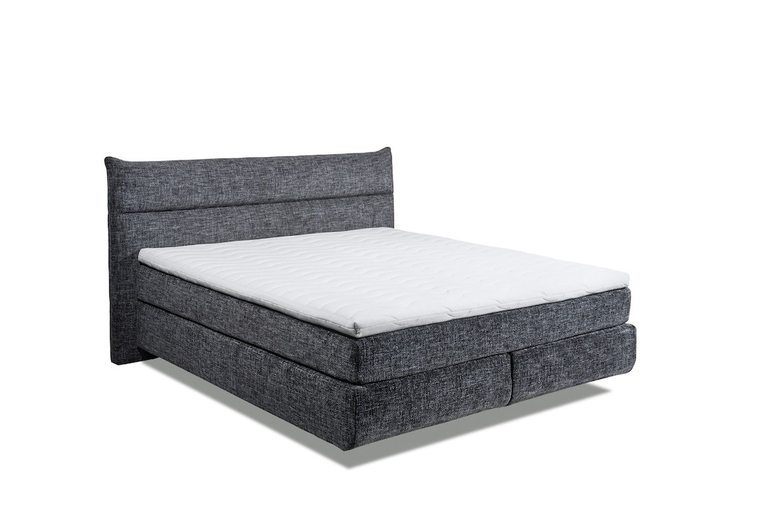 Boxspringbett ZANDVOORT 180 x 200 cm anthrazit