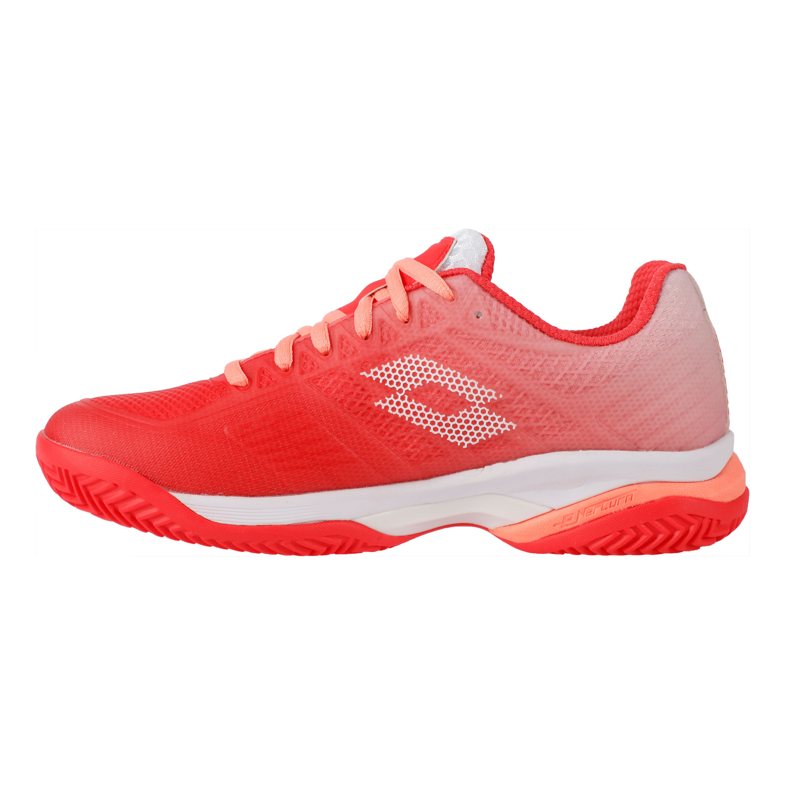 Lotto Mirage 300 II Clay Chaussure Terre Battue Femmes - Corail , Blanc