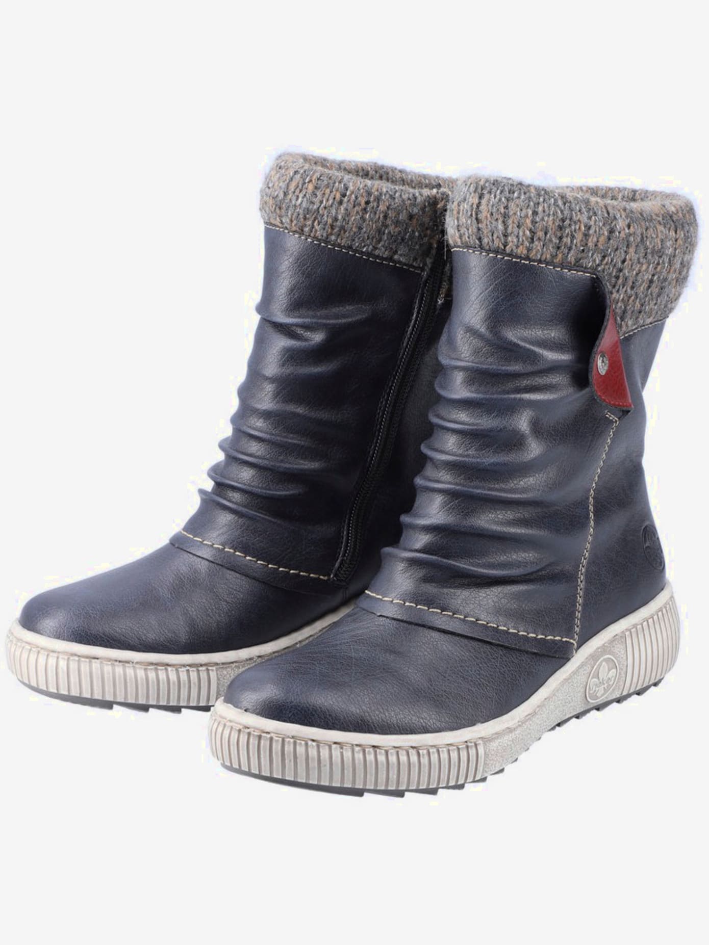 Bottines d'hiver fronces modernes