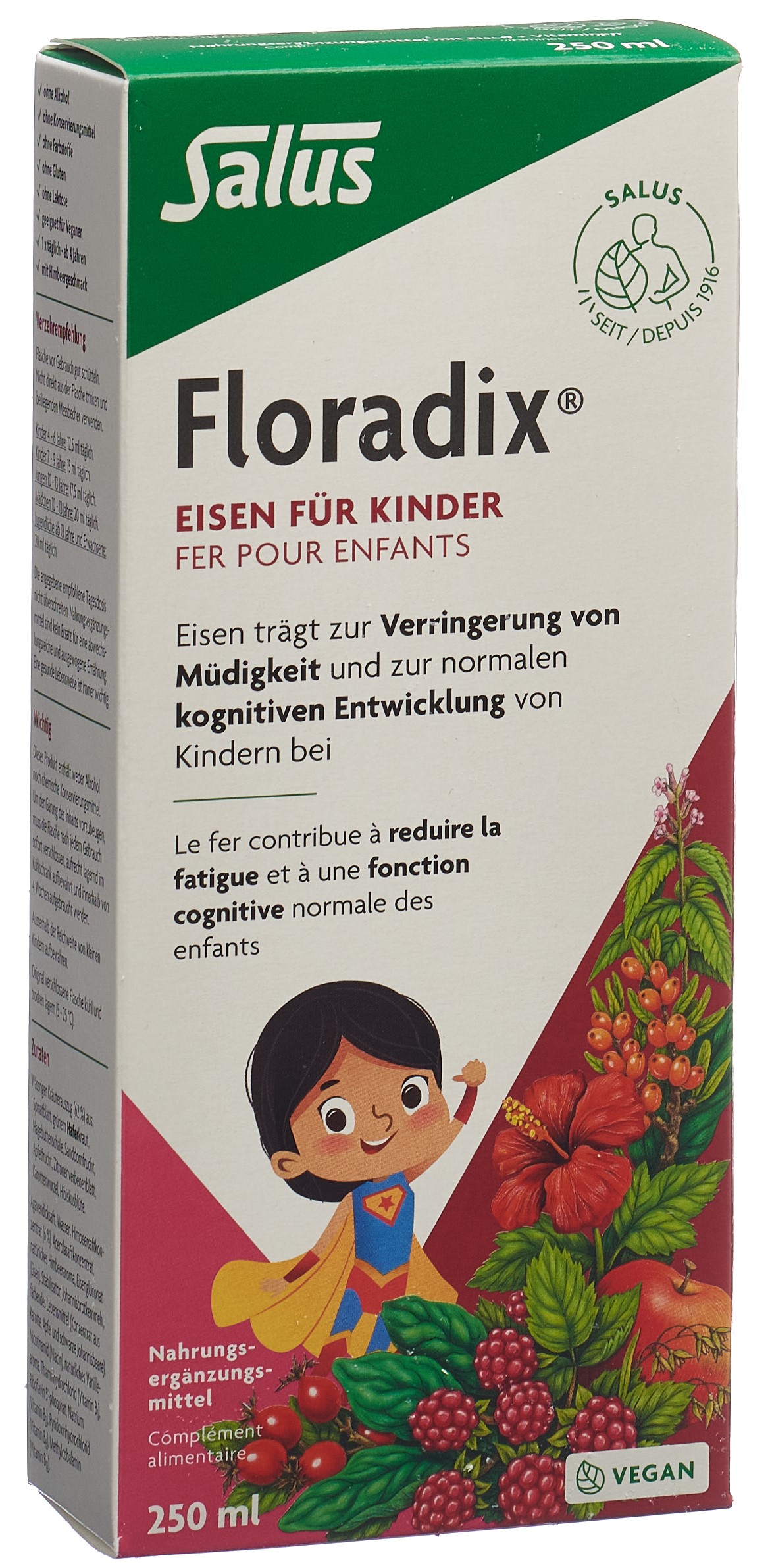 Floradix Eisen   Vitamine für Kinder Fl 250 ml