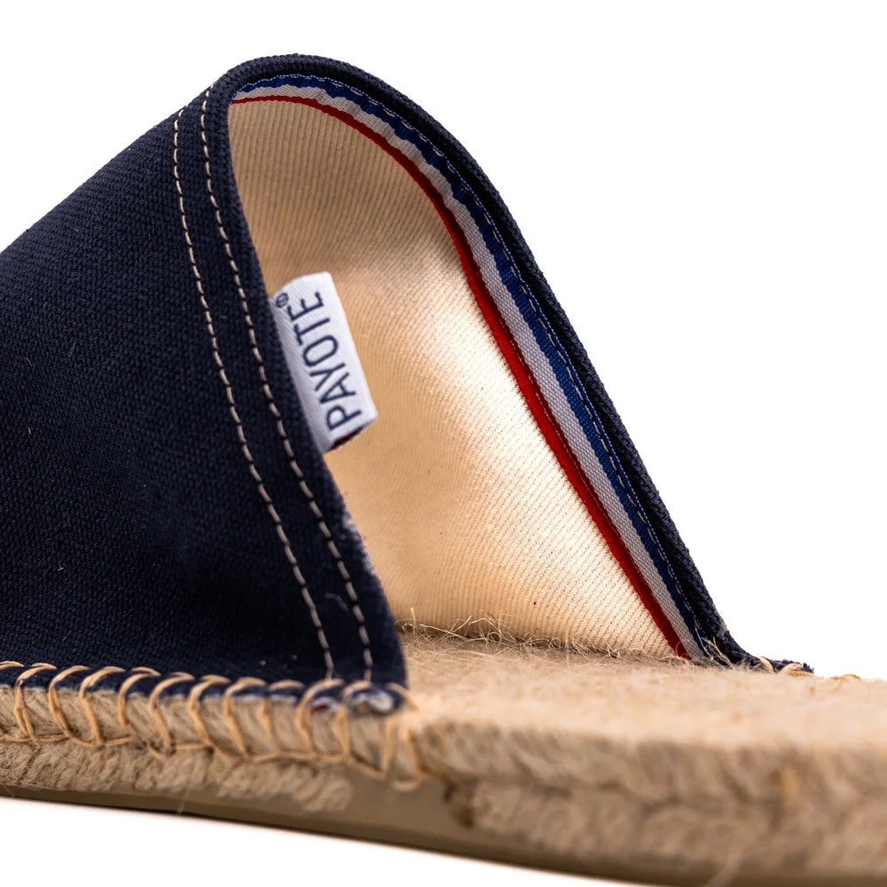 Mule Espadrille Bleu Marine