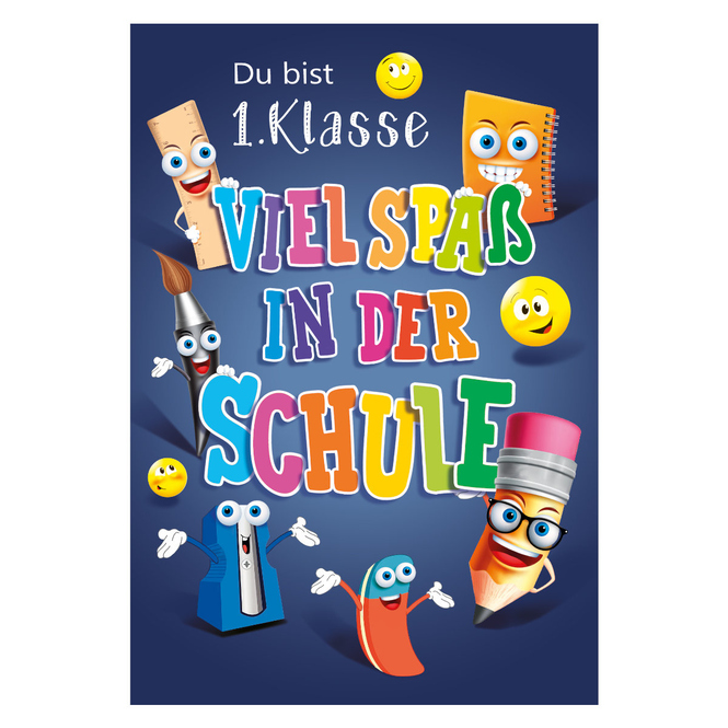 Schulanfangskarte - 1 Stück