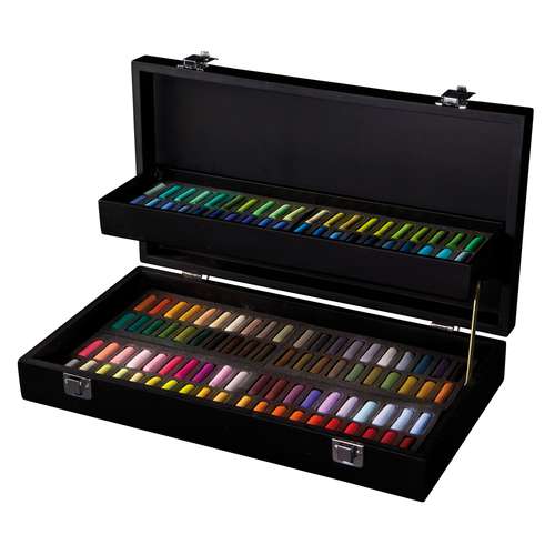 SENNELIER PASTELS À L'ÉCU Künstler-Pastellkreiden, Holzkoffer