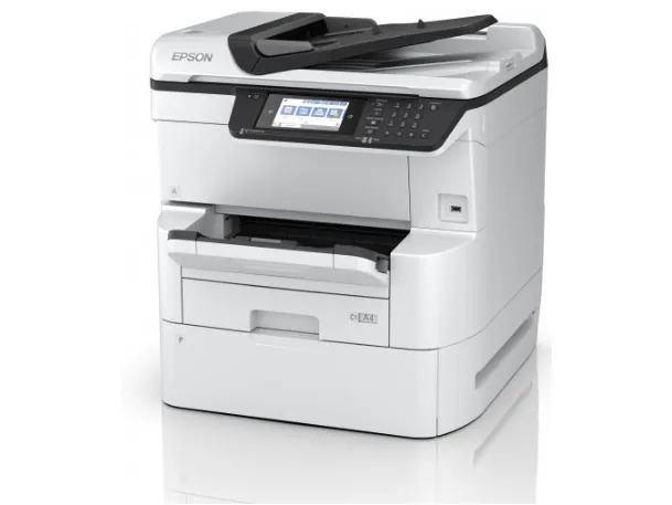 Epson WorkForce Pro WF-C878RDWF - Multifunktionsprinter - farve - blækprinter - A3 (297 x 420 mm) (original) - A3 (medie) - op til 22 spm (kopiering) - op til 24 spm (udskriver) - 335 ark - 33.6 Kbps - Gigabit LAN, Wi-Fi(n), USB 3.0, USB 2.0 vært
