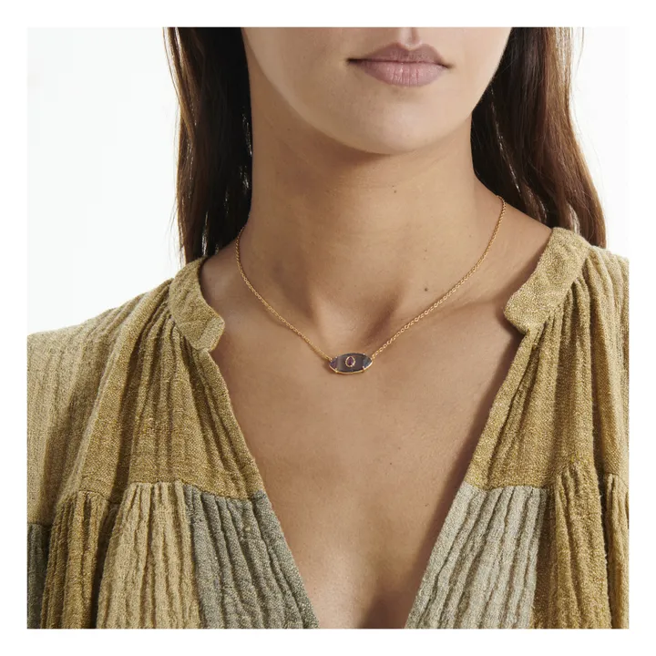 Bohemian Rhapsodie Paris Collier Ayin Fluorite | Bordeaux