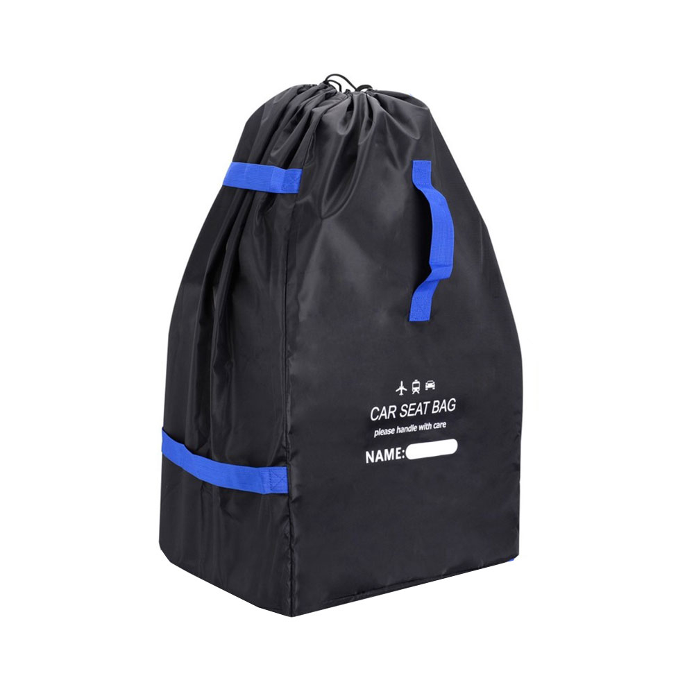 (85x45cm) Kinder Autositz Rucksack Transport Reise Tasche  - Schwarz / Blau