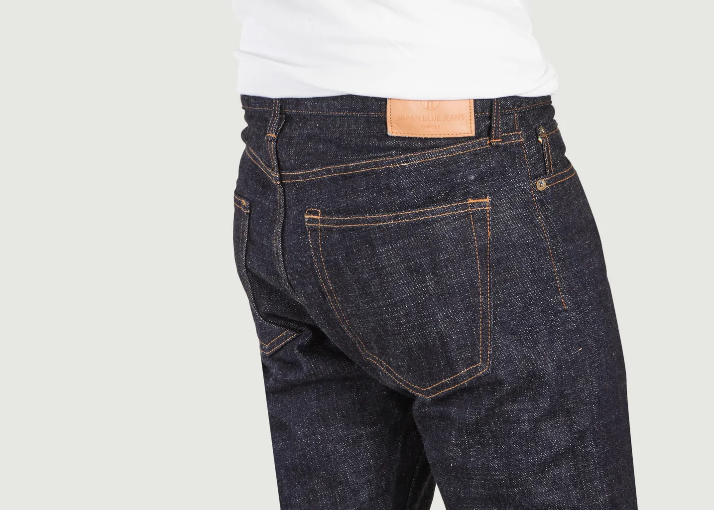 Jean selvedge tapered brut Circle Japan Blue Jeans