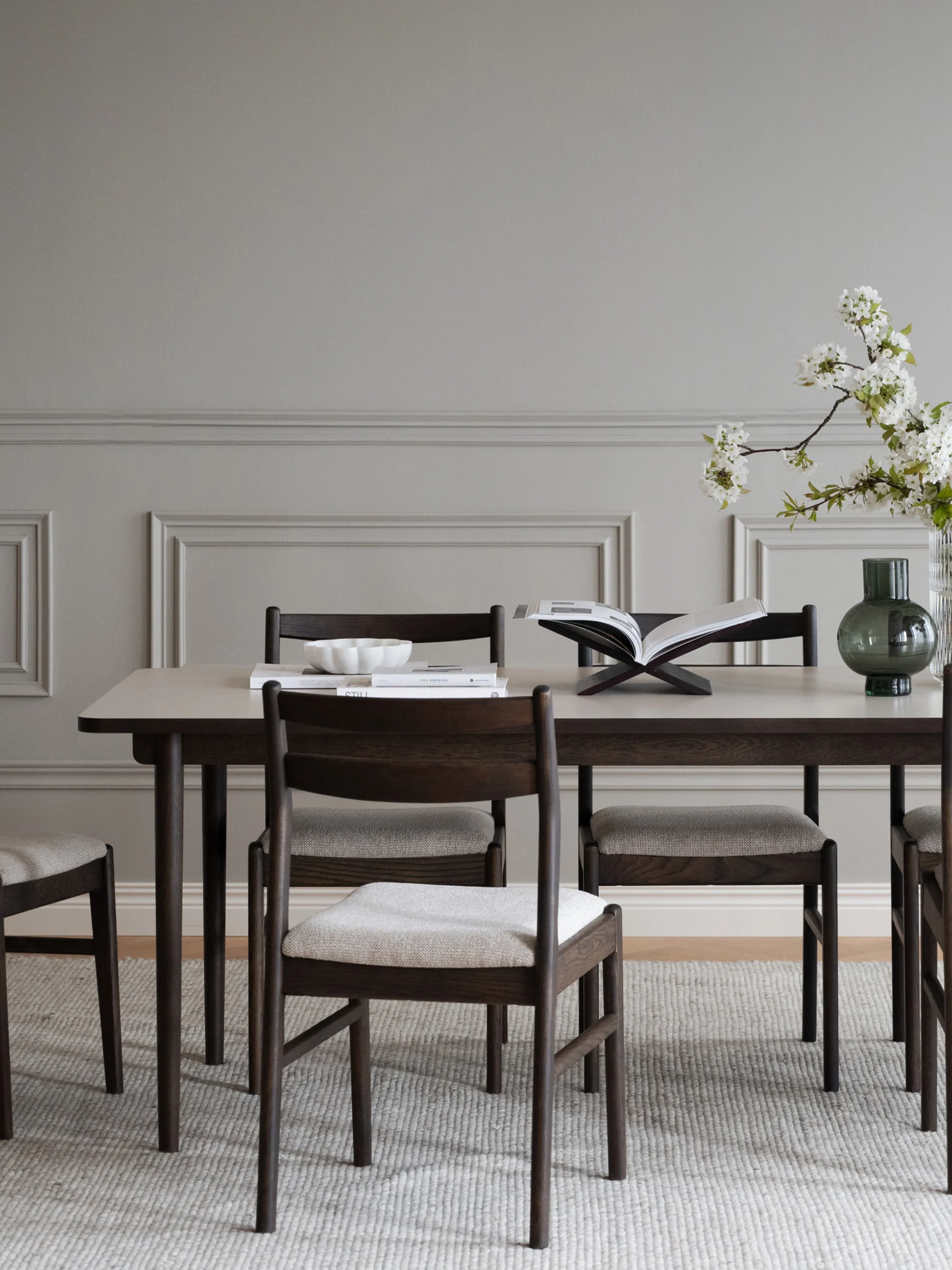 Uitschuifbare eettafel Fairmount van eikenhout, 220/265 x 95 cm