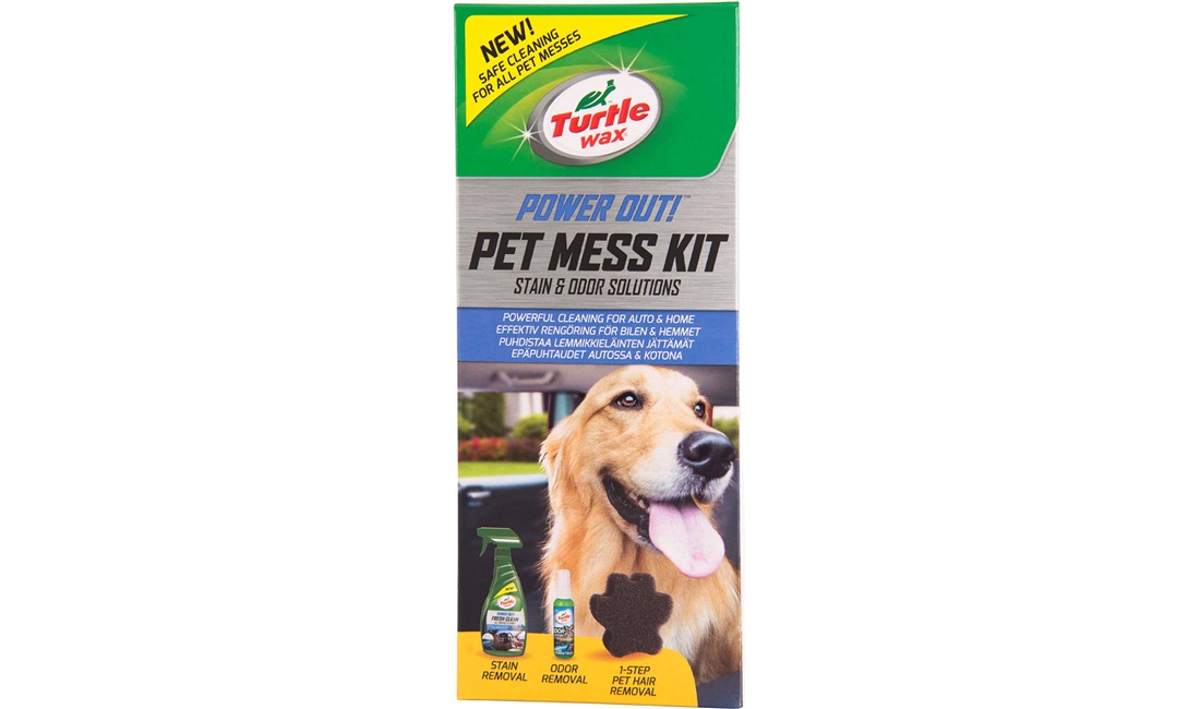 Turtle Wax Power Out Pet Mess Kit - lugtfjerner