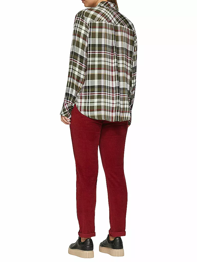 S.OLIVER Hemdbluse  grün