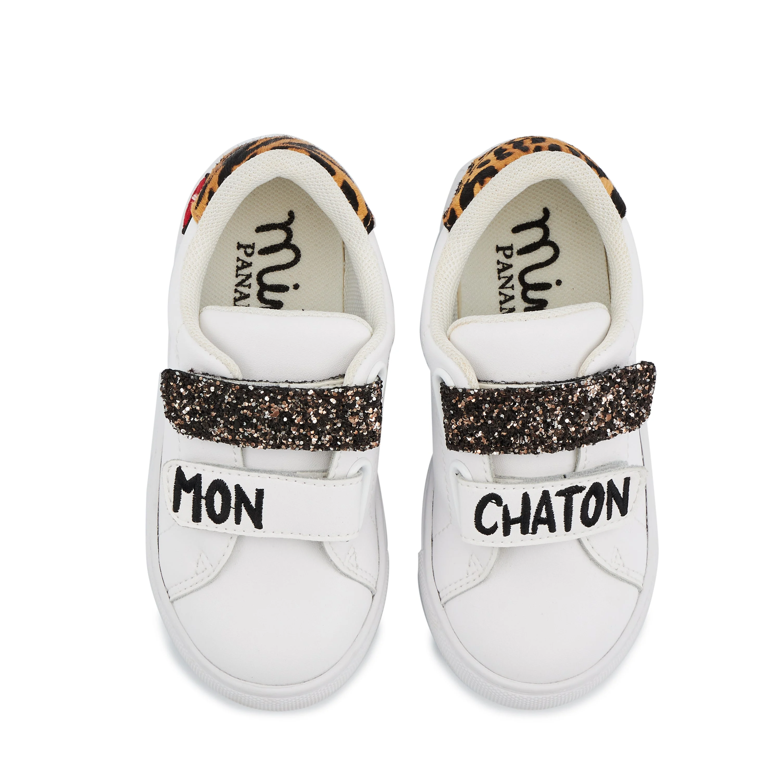 MINI EDITH MON CHATON - Sneakers en cuir | Blanc