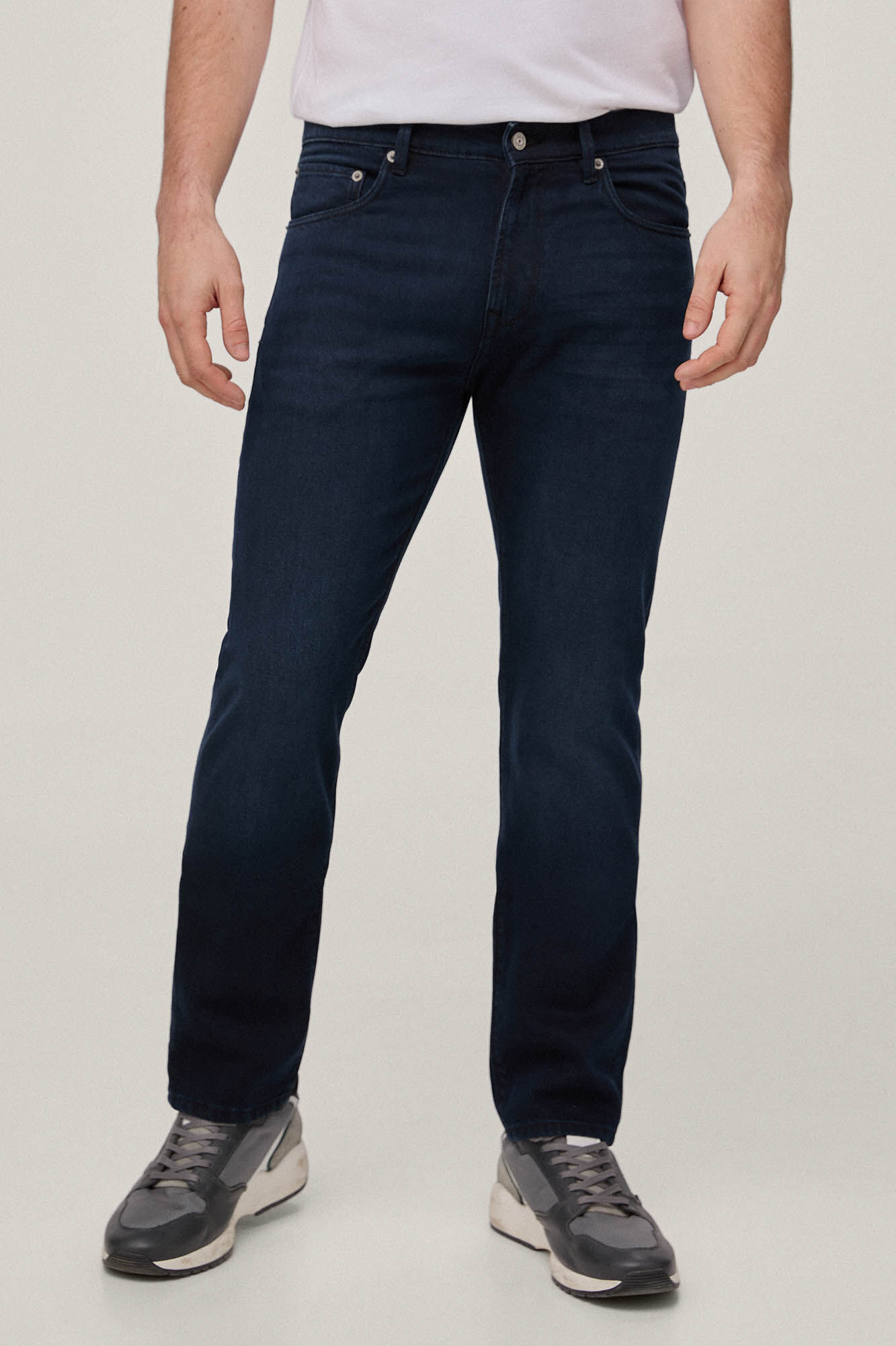 Calça jeans premium flexível e slim fit - Azul