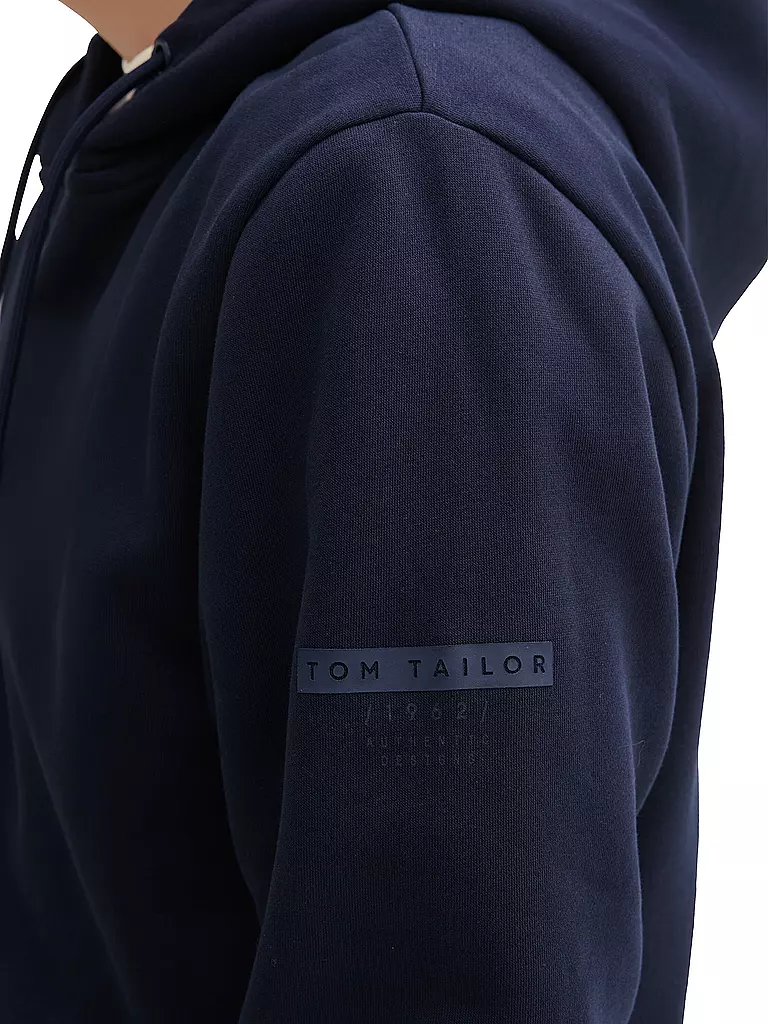 TOM TAILOR Sweatjacke dunkelblau
