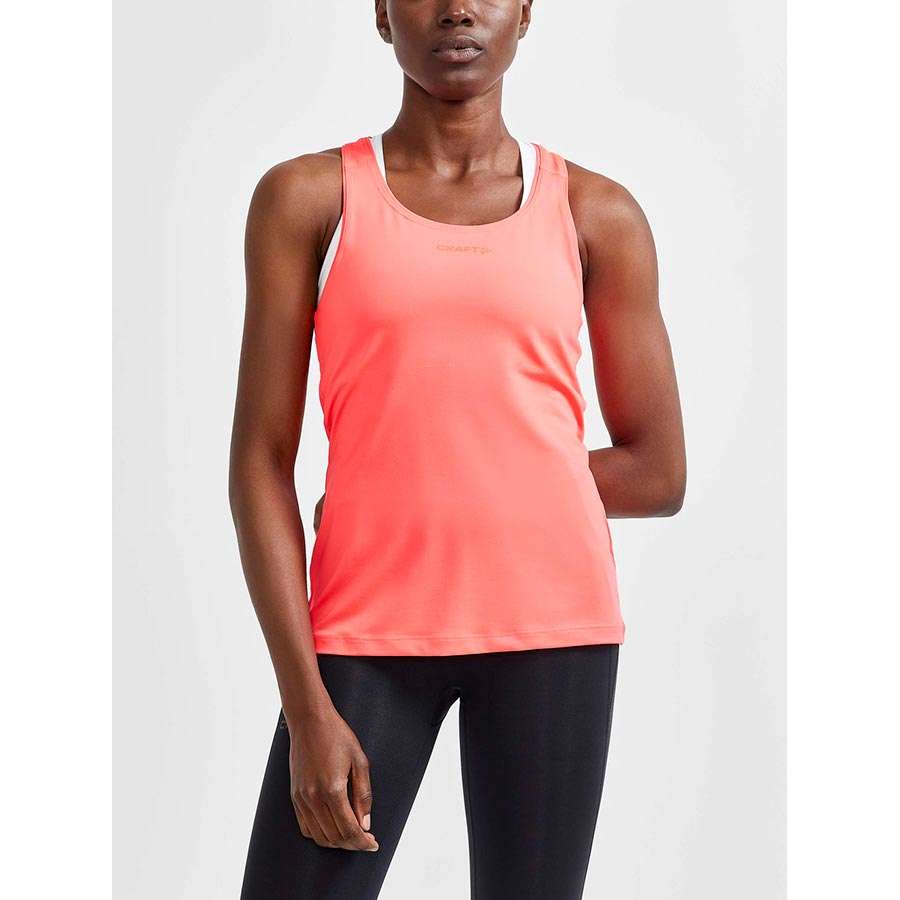Craft ADV Essence Hardloopshirt Zonder Mouwen Lichtroze Dames