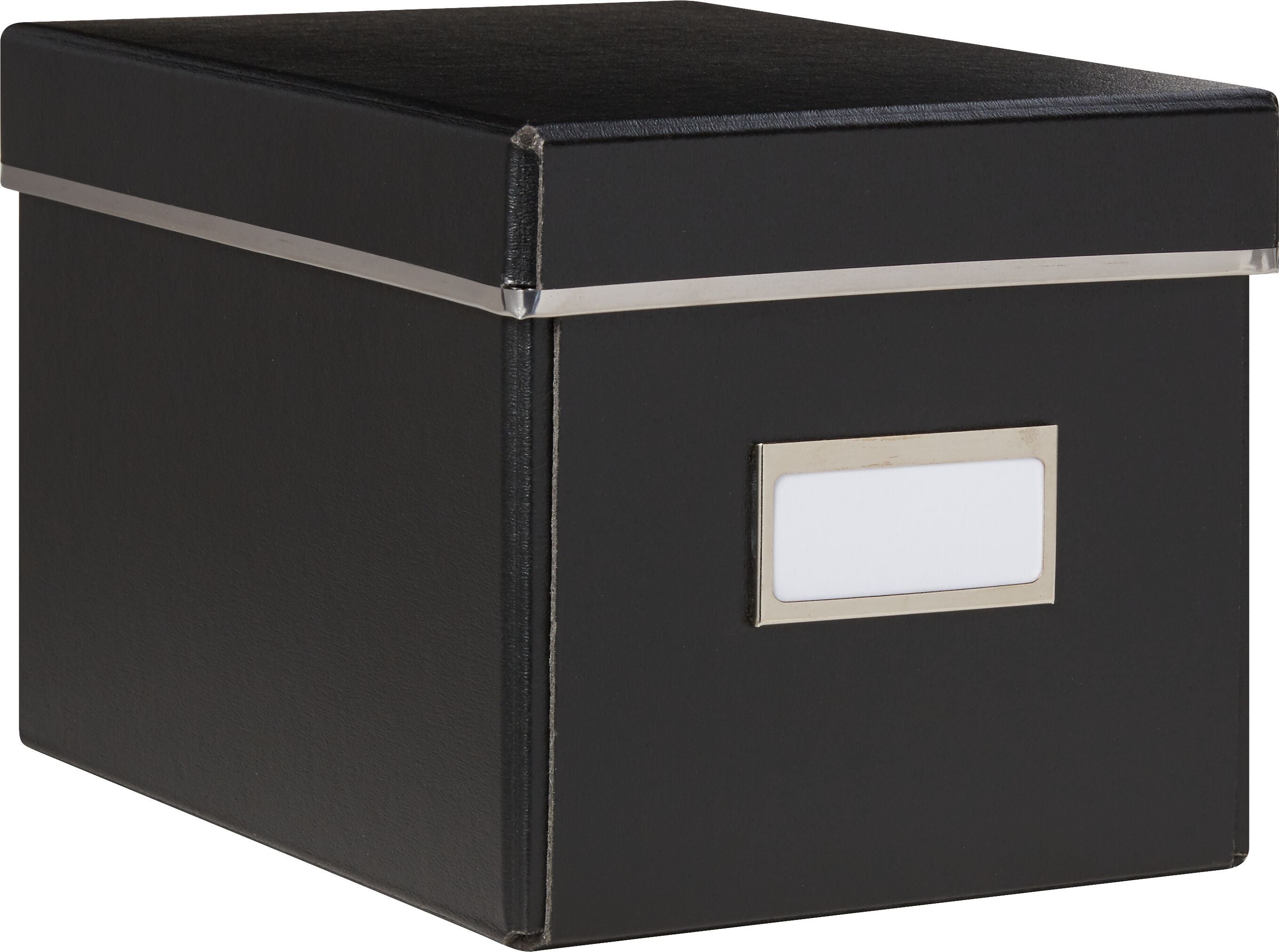 KENT Aufbewahrungsbox - Schwarz / B: 16.0 cm x T: 22.0 cm x H: 14.0 cm