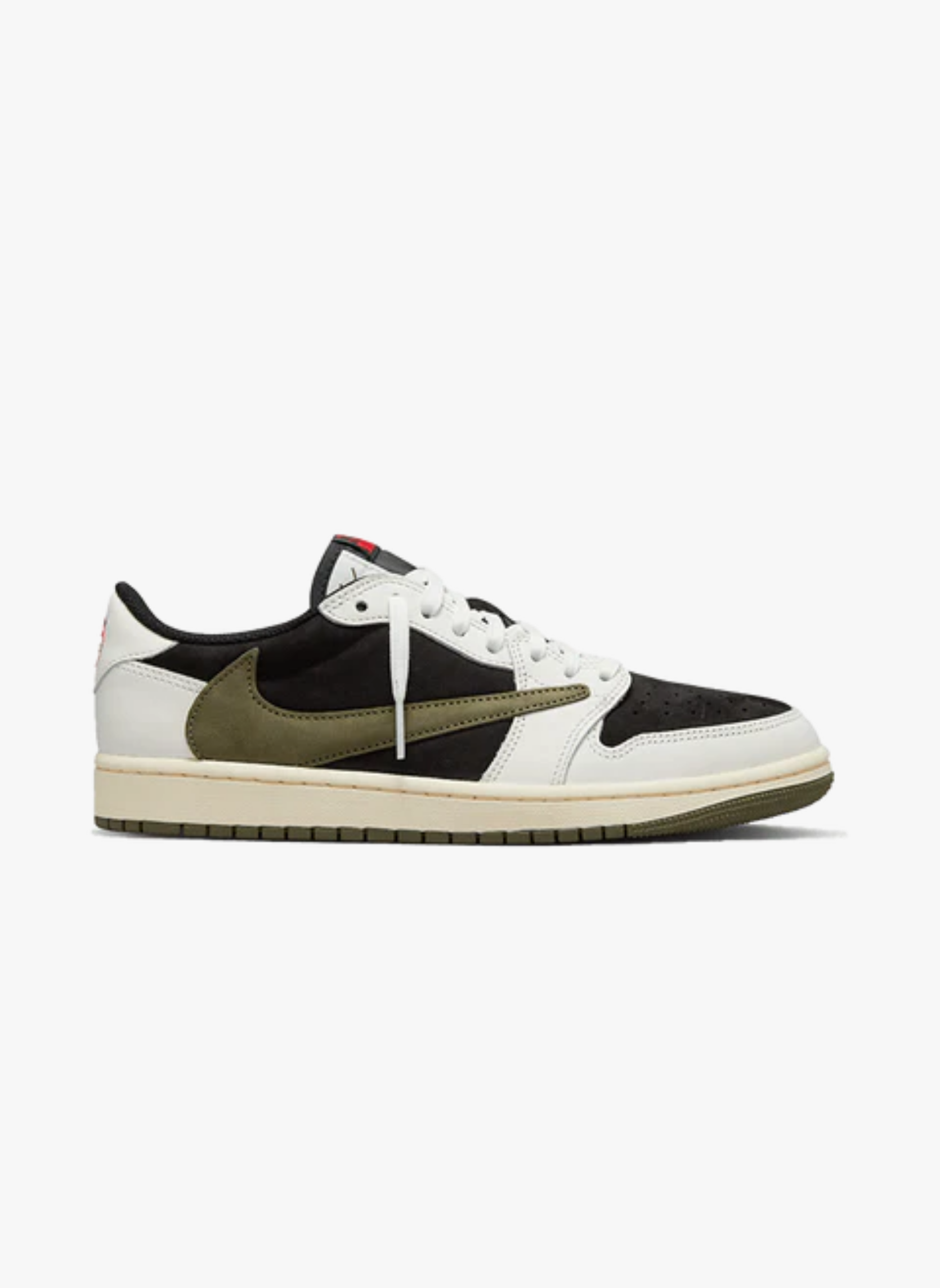 Air jordan 1 retro low og sp travis scott olive | Vert