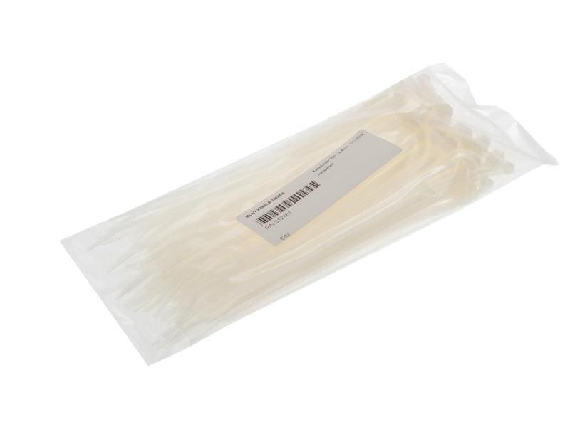 VR-Technics Kabelbinder Transparent 200 mm x 4.8 mm Packung à 100 Stück