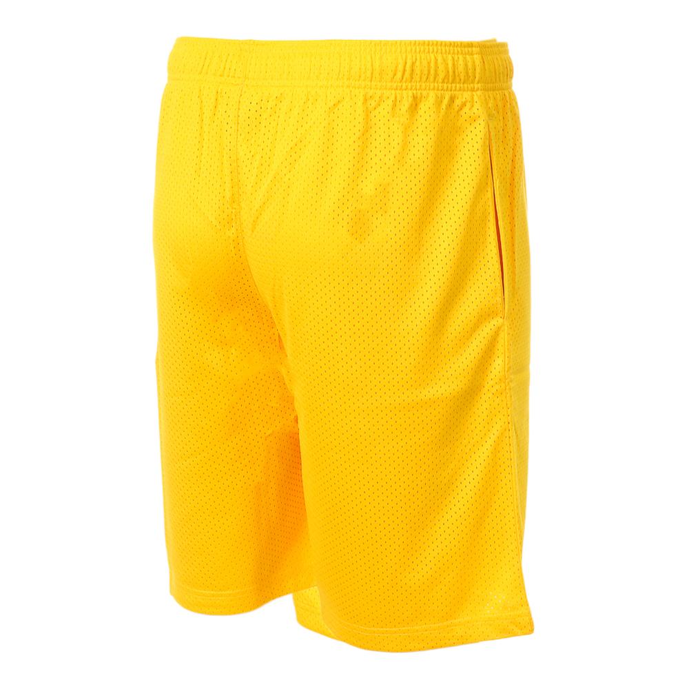 NBA Short de Basketball Jaune Homme NBA Los Angeles Lakers