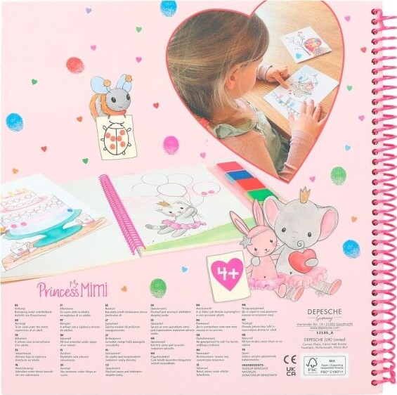 Princess Mimi - Fingerprint Fun Bog - Princess Mimi - Bog
