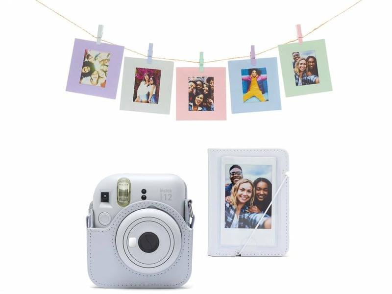 Fujifilm Zubehör Analogkameras Instax Mini 12 Kit Weiss Instax Mini 12 Zubehör Set
