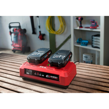 SKIL 20V dubbele snellader / acculader 3128AA