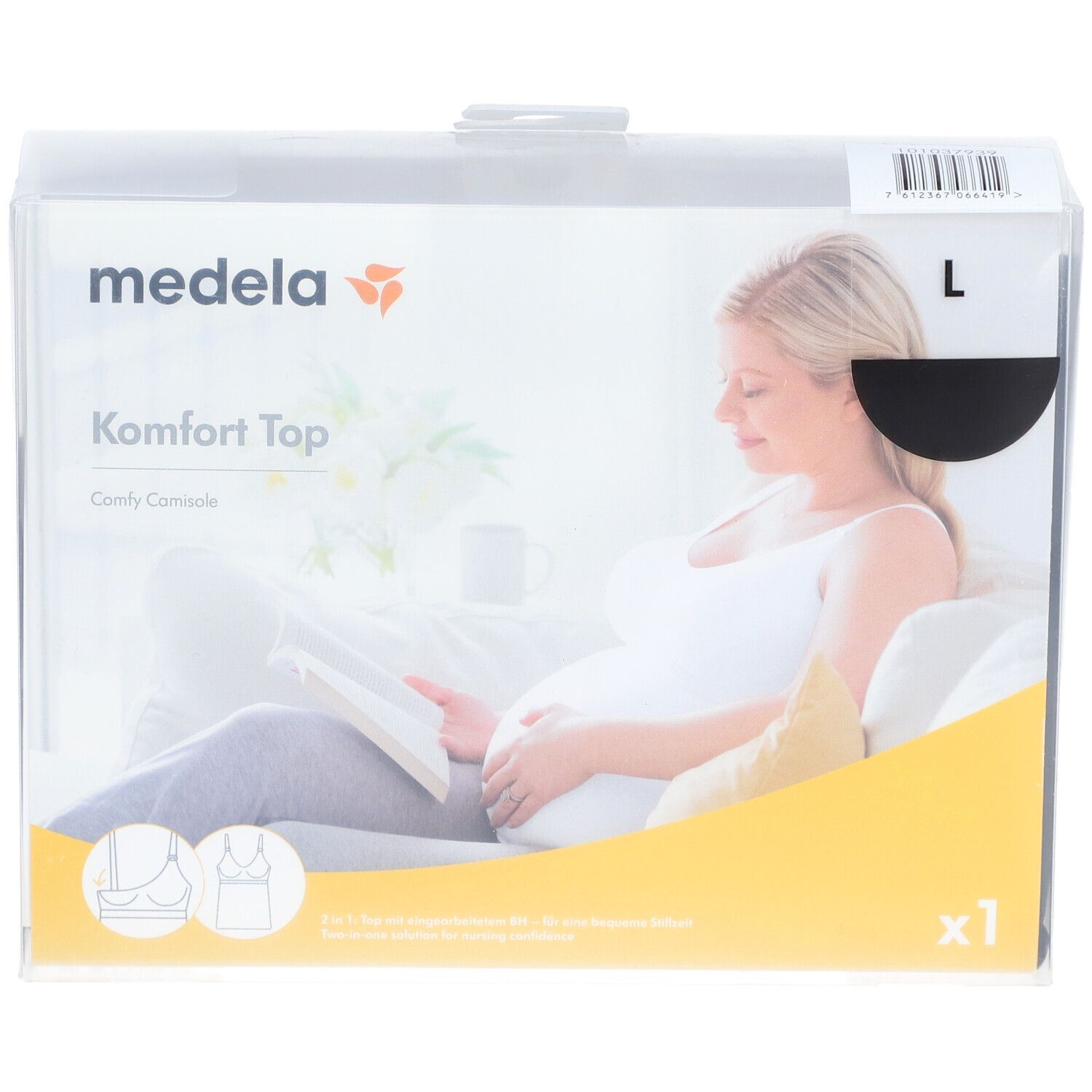 Medela Komfort Top Gr. L Schwarz