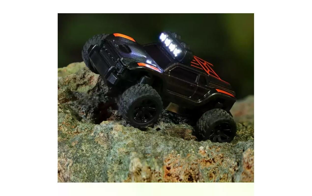 Micro Monster Truck TC-01, Schwarz, RTR, 1:76Vollwertiges RC-Auto im micro Format