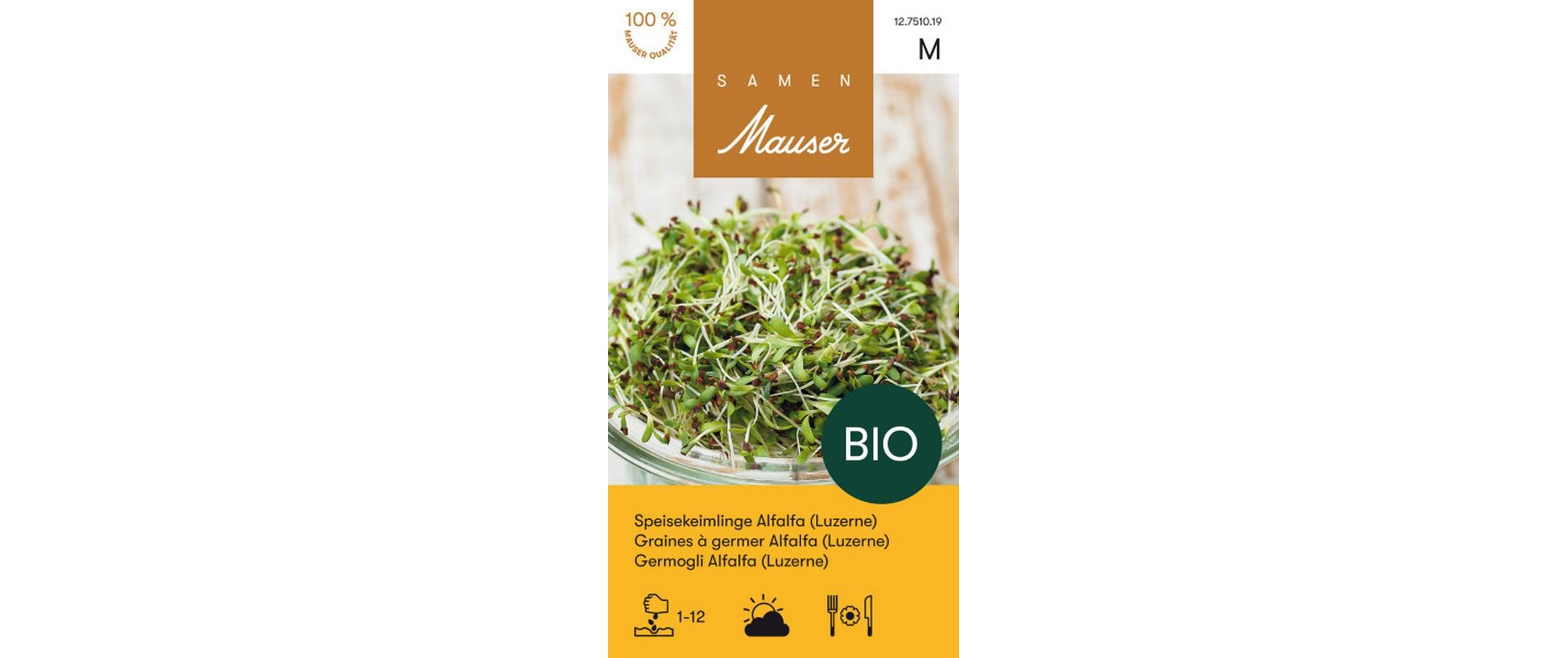Keimsprossen Alfalfa 200 gGemüsesamen