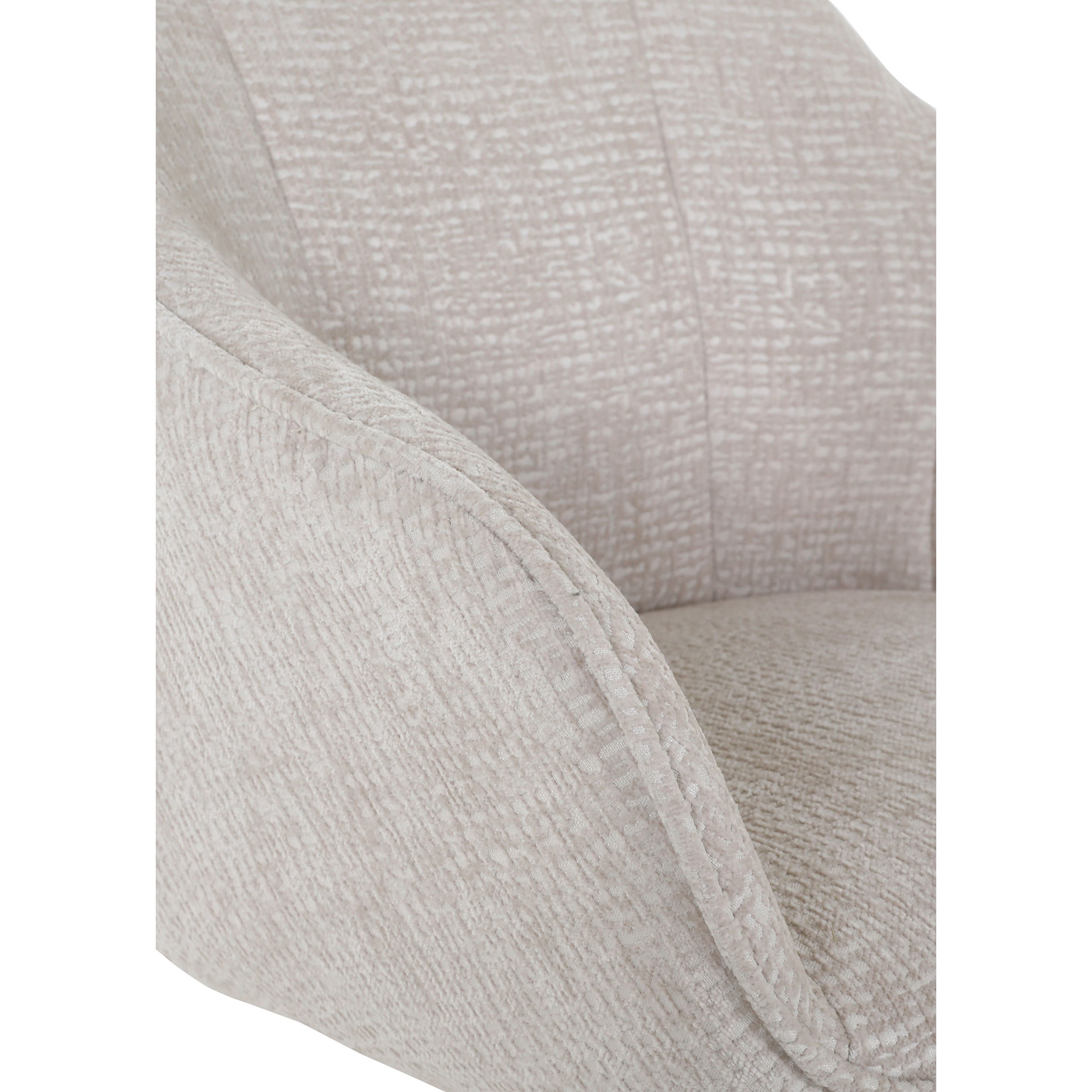 Armlehnstuhl - beige - Webstoff - drehbar