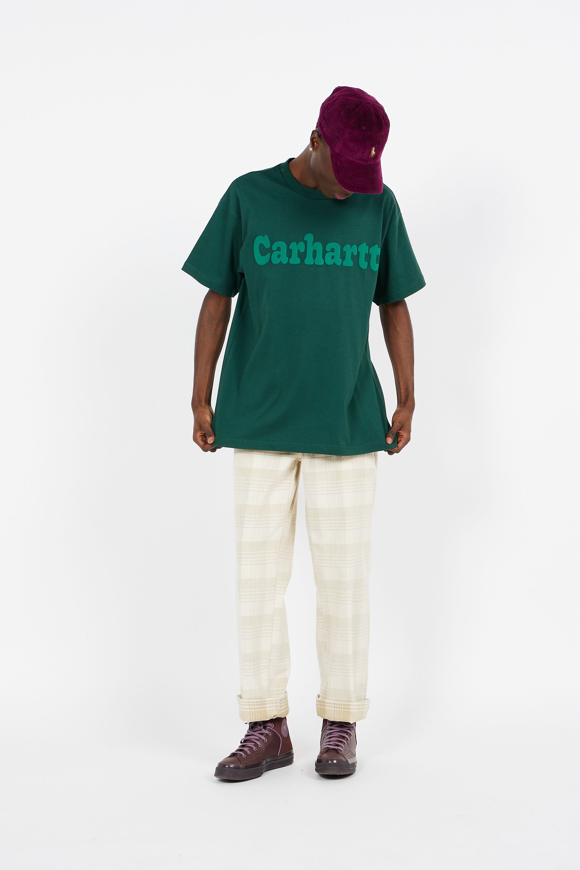 CARHARTT WIP T-shirt S/S Bubbles T-Shirt Vert