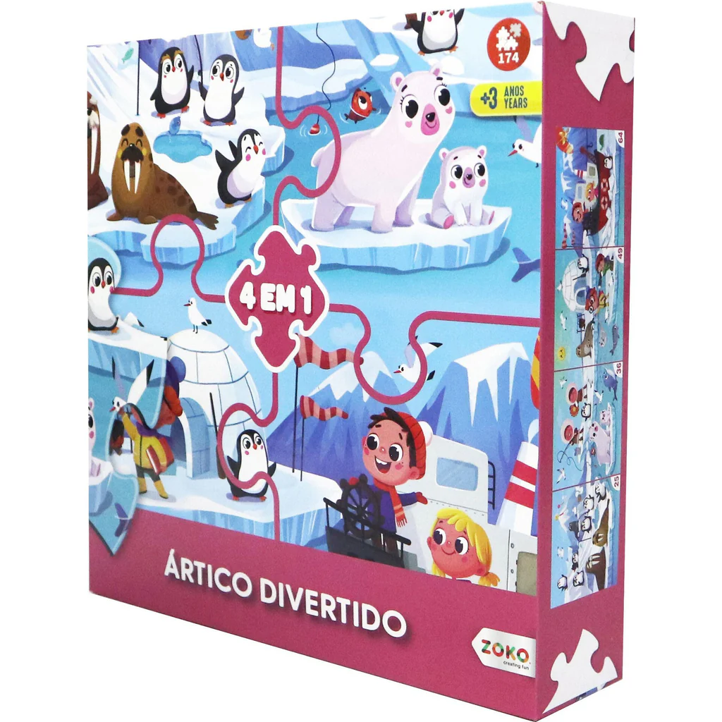 Puzzle Ártico / Explora Oceanos / Um Dia Quinta Sortido