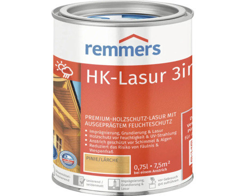 Remmers HK-Lasur grenen lariks 750 ml