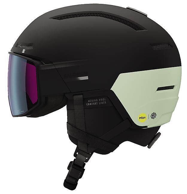 SALOMON - CASQUE SKI VISIERE DRIVER PRIME SIGMA PHOTO MIPS