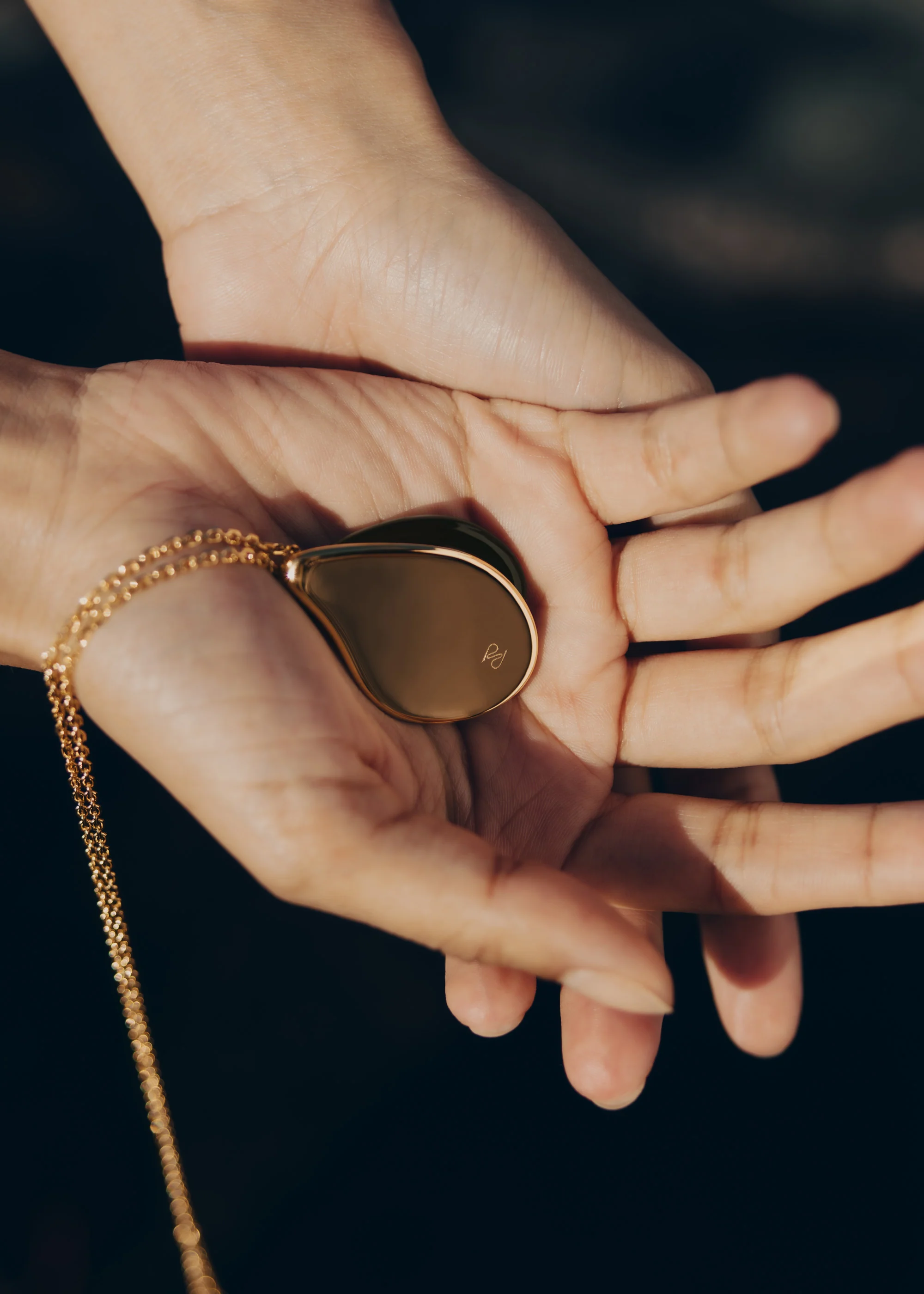 Pendentif Naé - Verre fumé