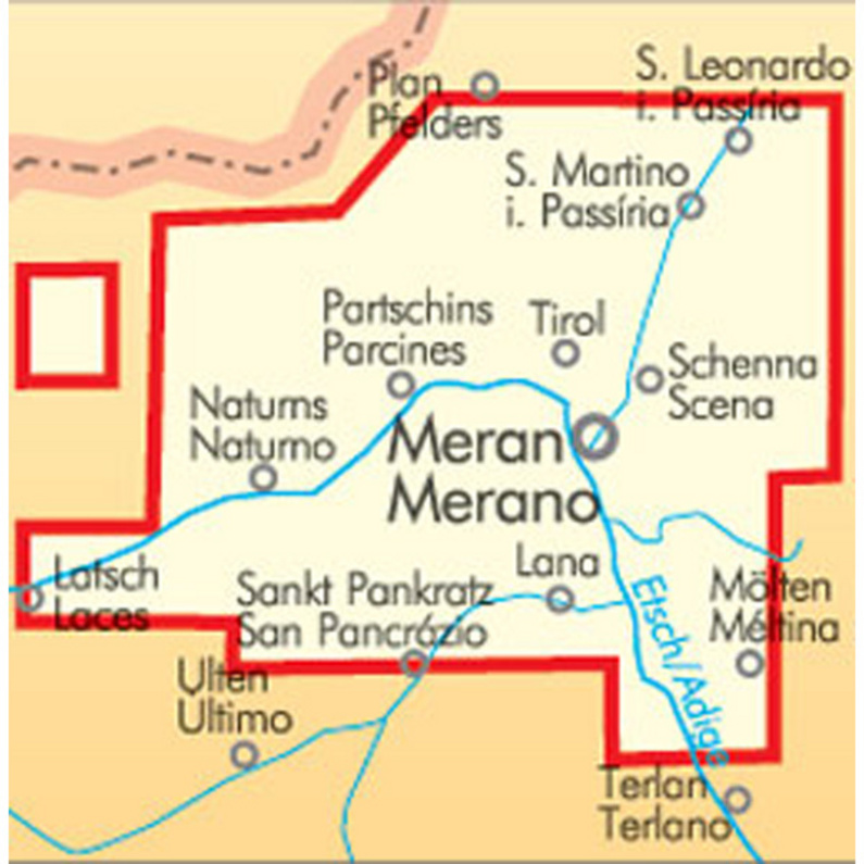 Esterbauer Hikeline Meran Wanderatlas
