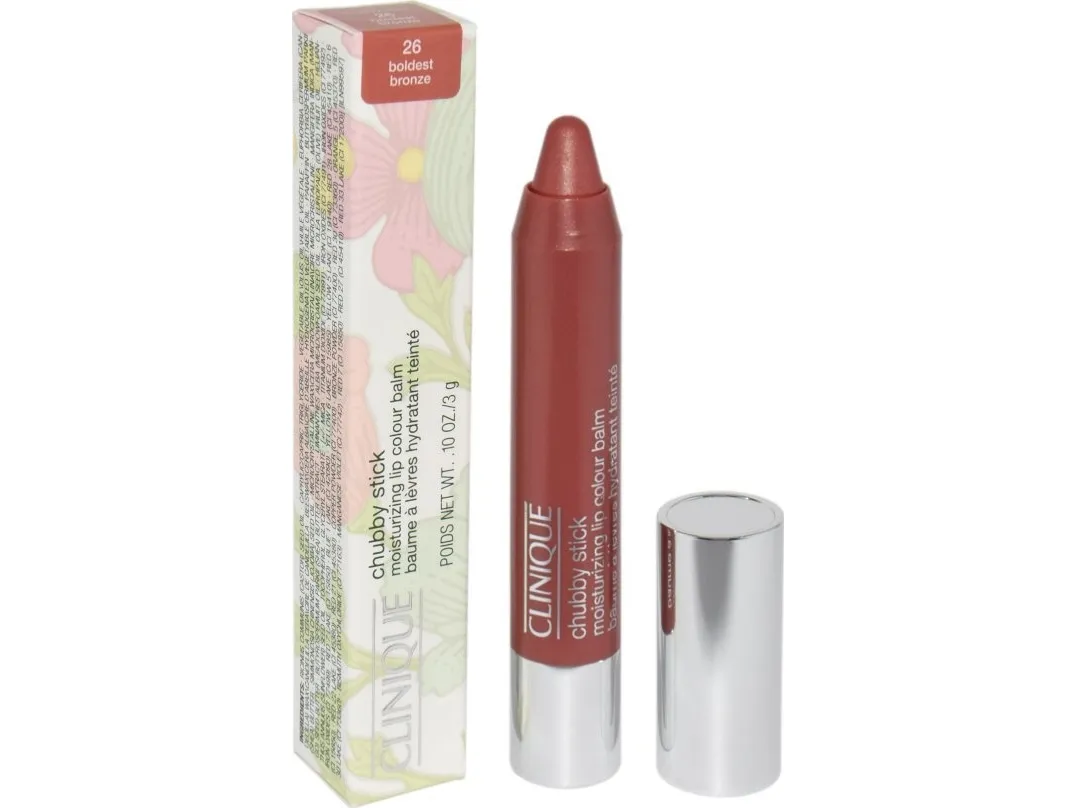 CLINIQUE CHUBBY STICK MOISTURISING LIP COLOUR BALM 26 BOLDIEST BRONZE 3g