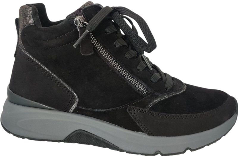 Gabor - 76.887.37 - Enkellaars - Black/Anthracite - Suède