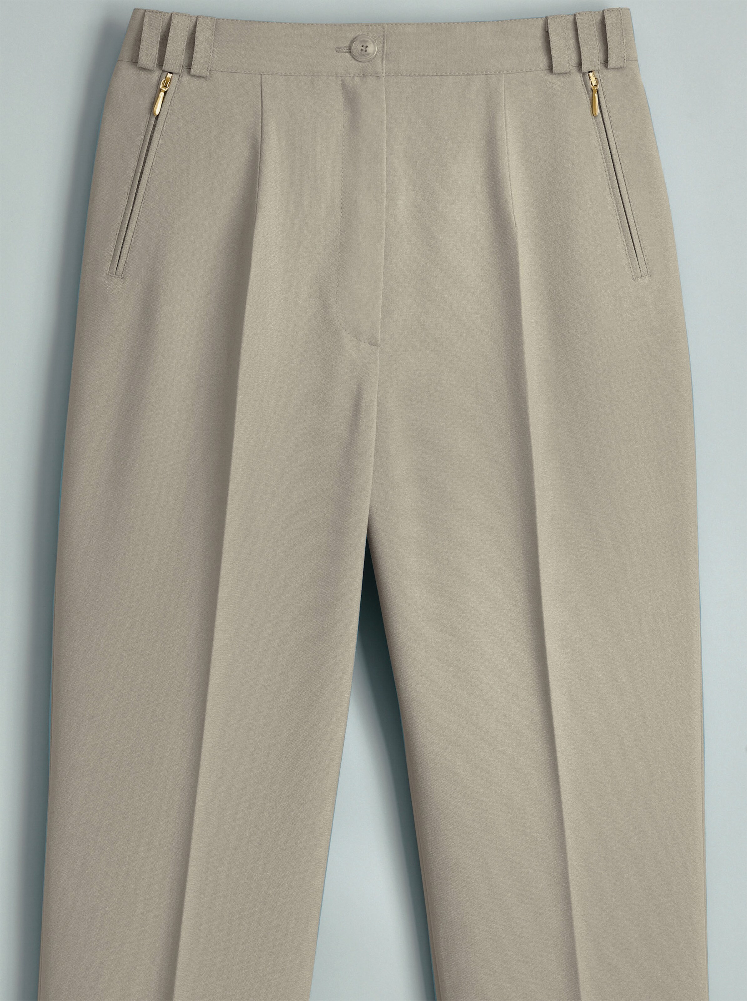 Bügelfaltenhose mit elastischem Bund