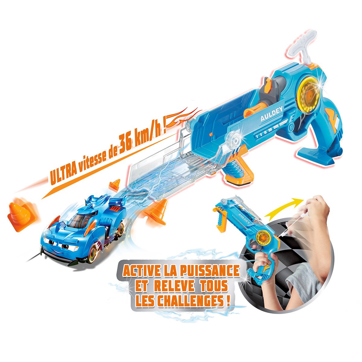 Coffret Evolution Lanceur + Véhicule 36 km/h - Super SPARK