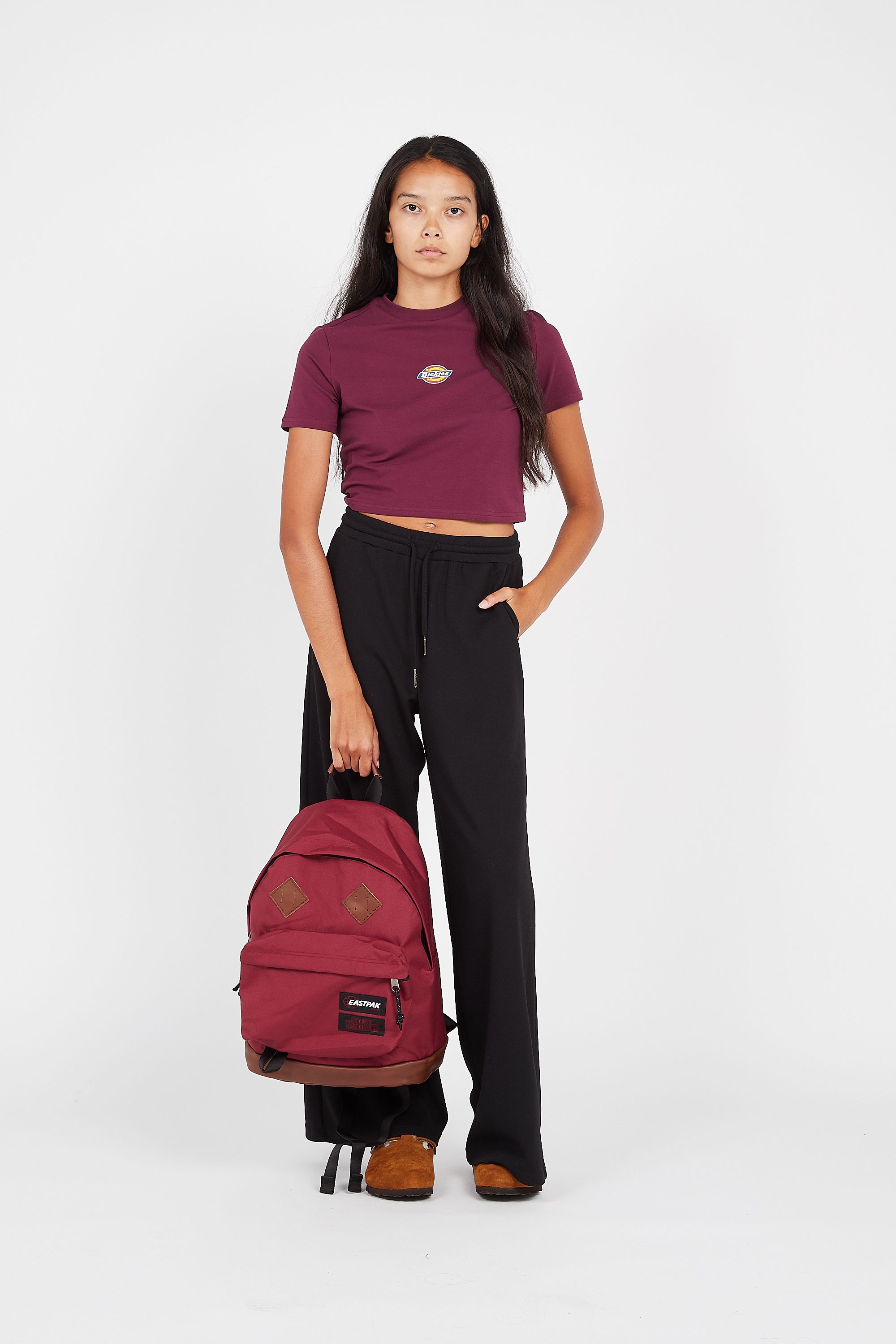 DICKIES Crop top MAPLE VALLEY TEE Rouge