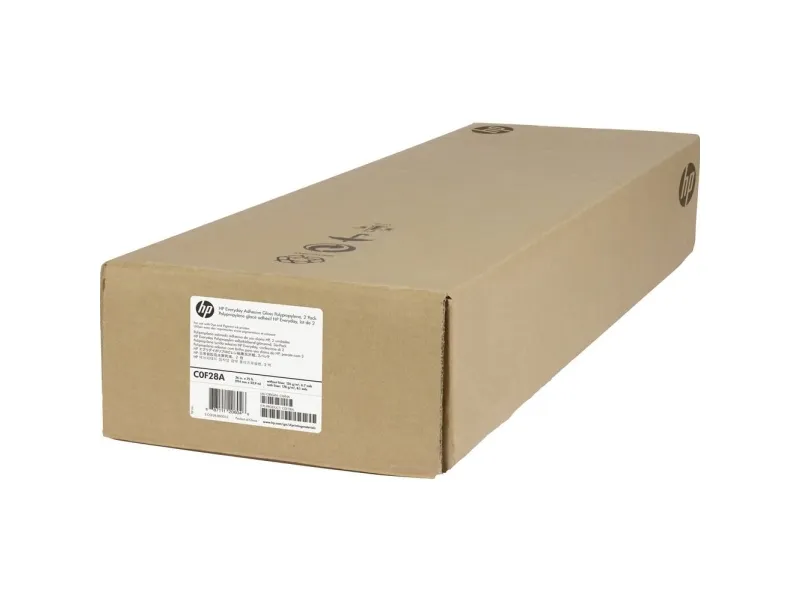 HP Everyday Adhesive Gloss Polypropylene - Polypropylen (PP) - skinnende - selv-klæbende - 8.5 mil - Rulle (91,4 cm x 22,9 m) - 168 g/m² - 1 rulle(r) film (pakke med 2) - for DesignJet T1100, T1120, T1200, T2300, T2500, T3500, T7200, Z5200, Z5400, Z6