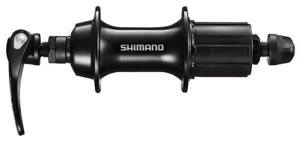Moyeu Arrière Shimano Sora FH-RS300 | 36 Trous | QR 9x130 mm | Patins | Noir