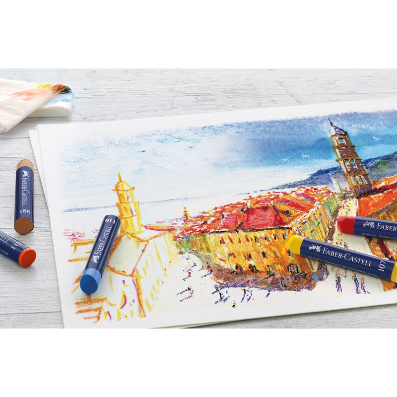 Faber-Castell<br>Oliepastelkridt 12 stk.