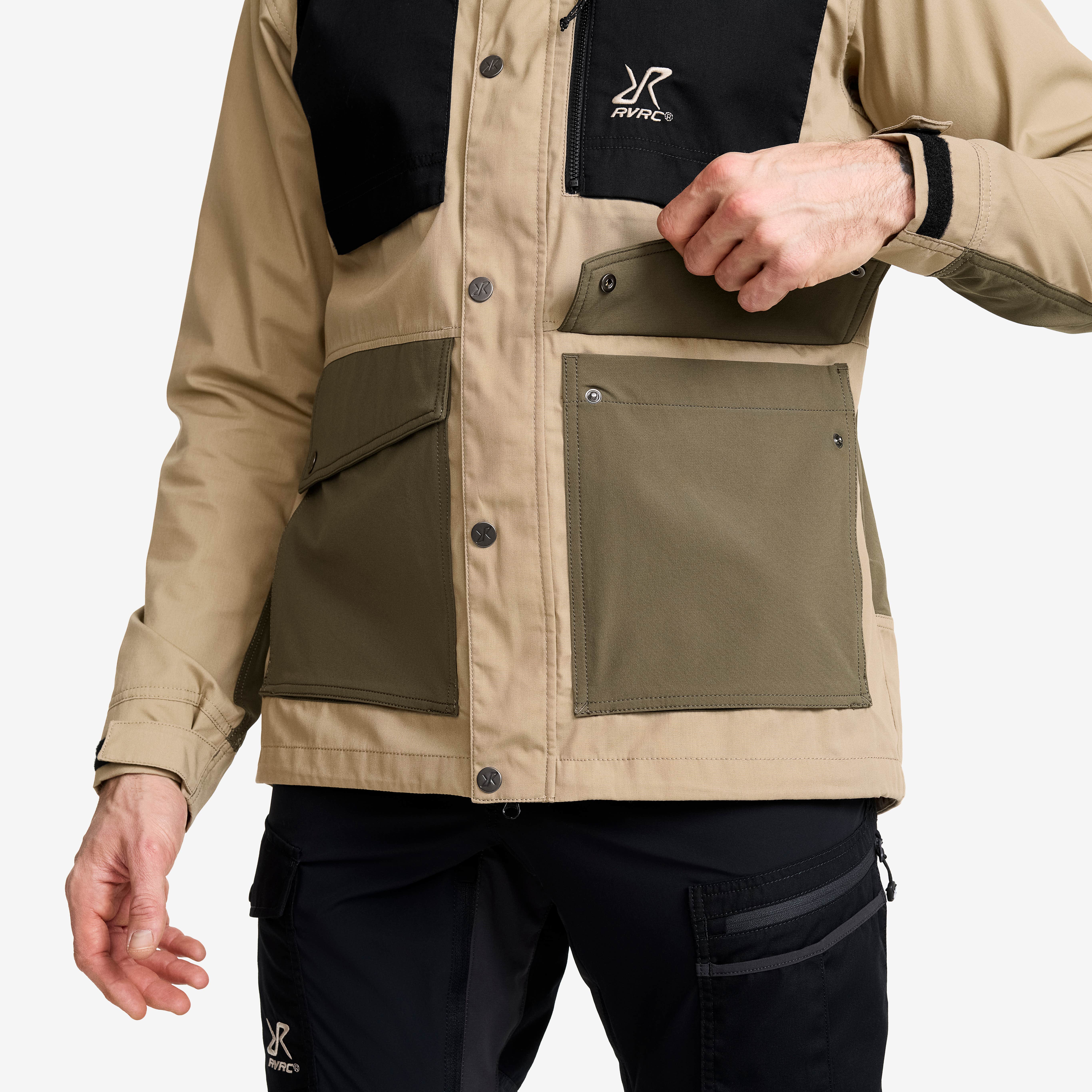 Rambler Lightweight Pro Jacket Herre Khaki/Light MossGray