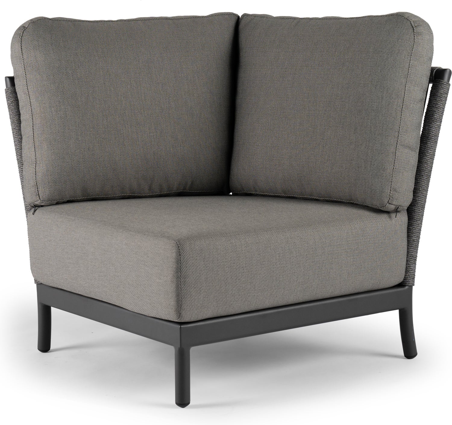 Tierra Outdoor loungebank hoekstuk Fiona antraciet