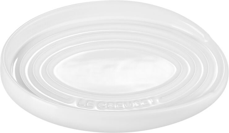 Le Creuset Oval grydeskeholder 15cm White White