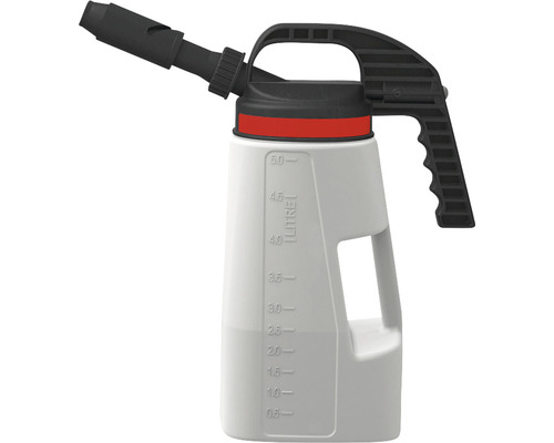 Falcon Lubriflex vulbus met verwisselbare schenktuit, kunststof, 5 l