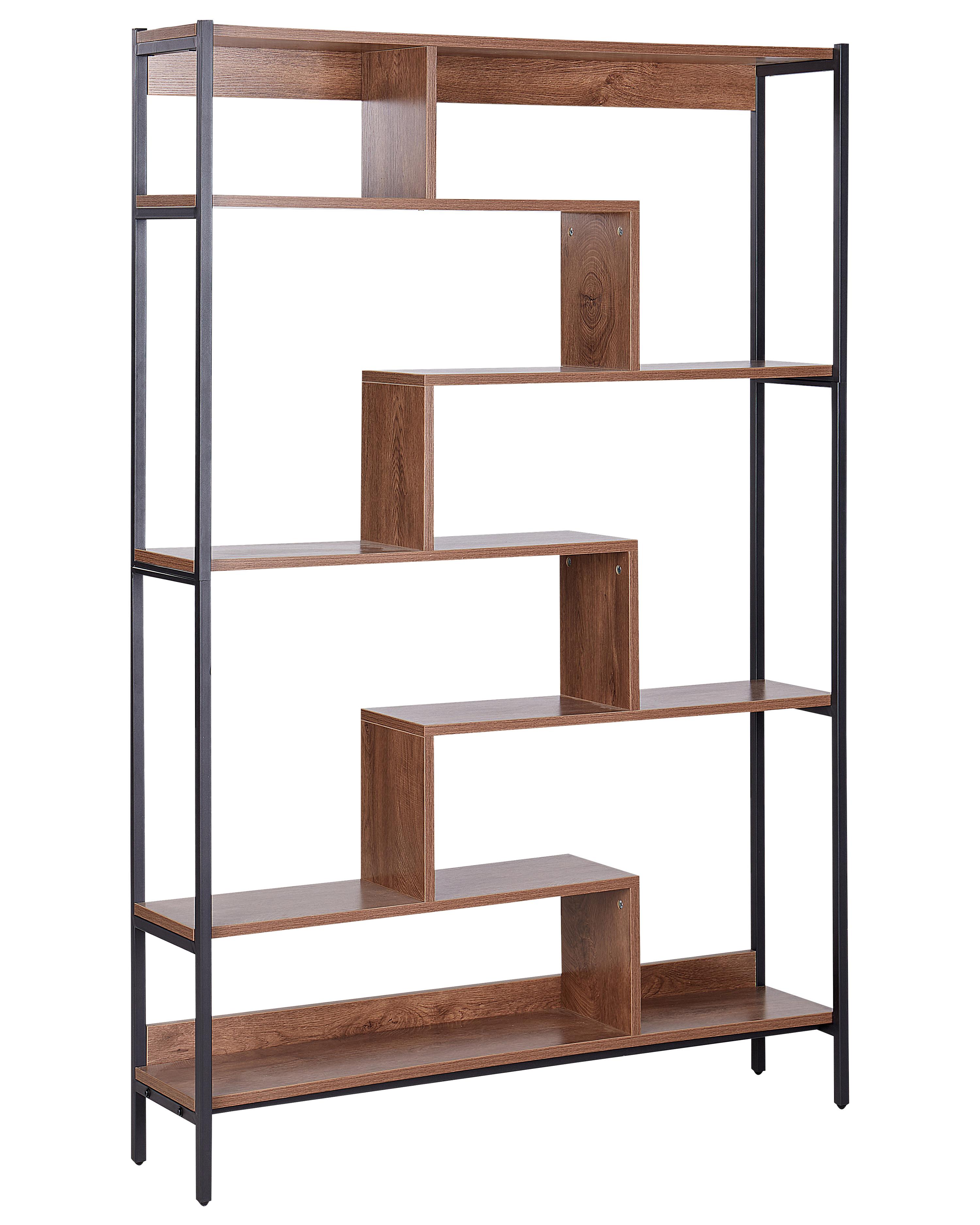 Opbergkast met 6 planken DAVEN 180 cm Bruin