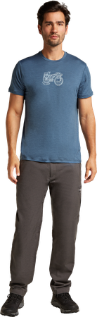 TL ADVENTURE RIDE Herren-Merino-Kurzarmshirt  dawn  L